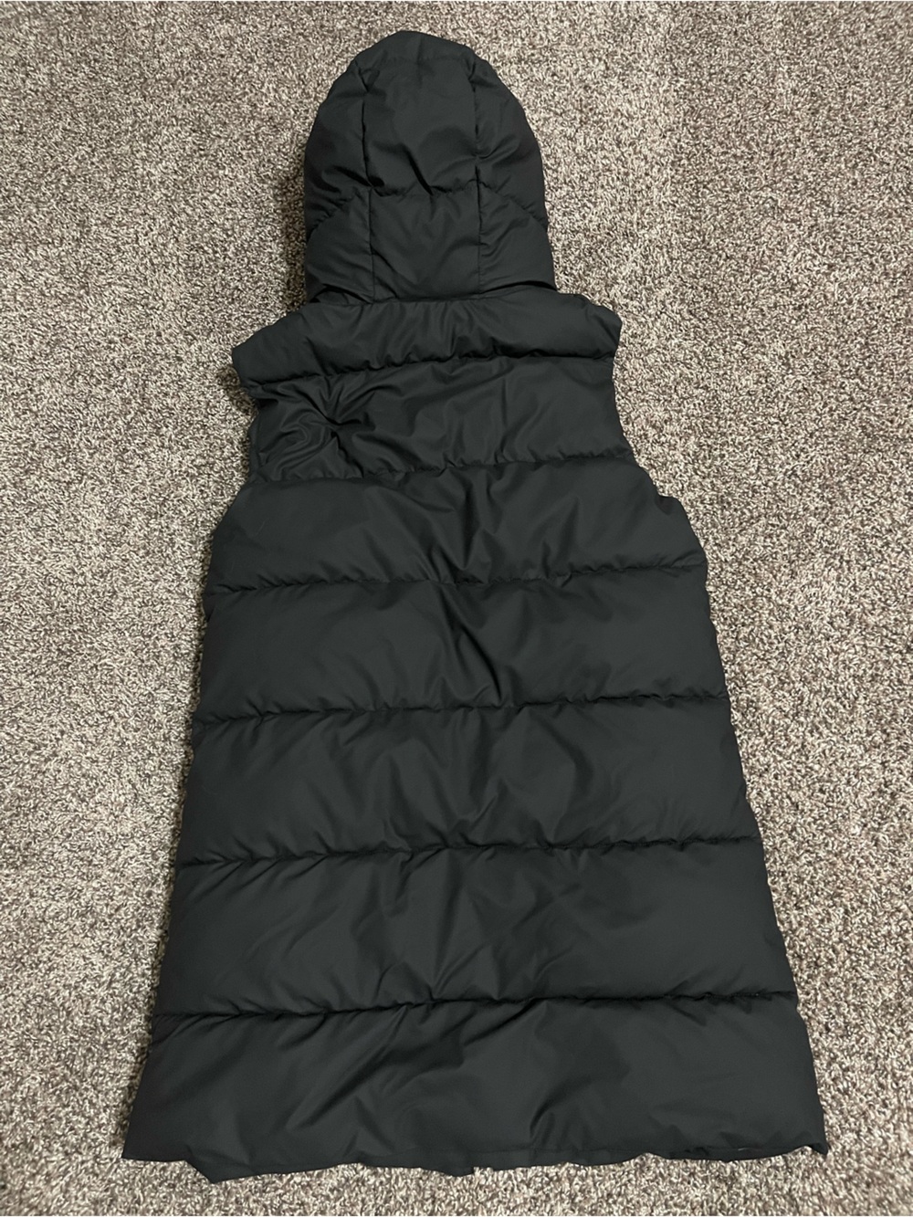 Zara hooded long puffer vest - Picture 5 of 8